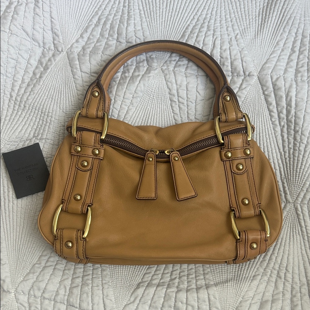 Banana Republic Caramel Leather Handbag
